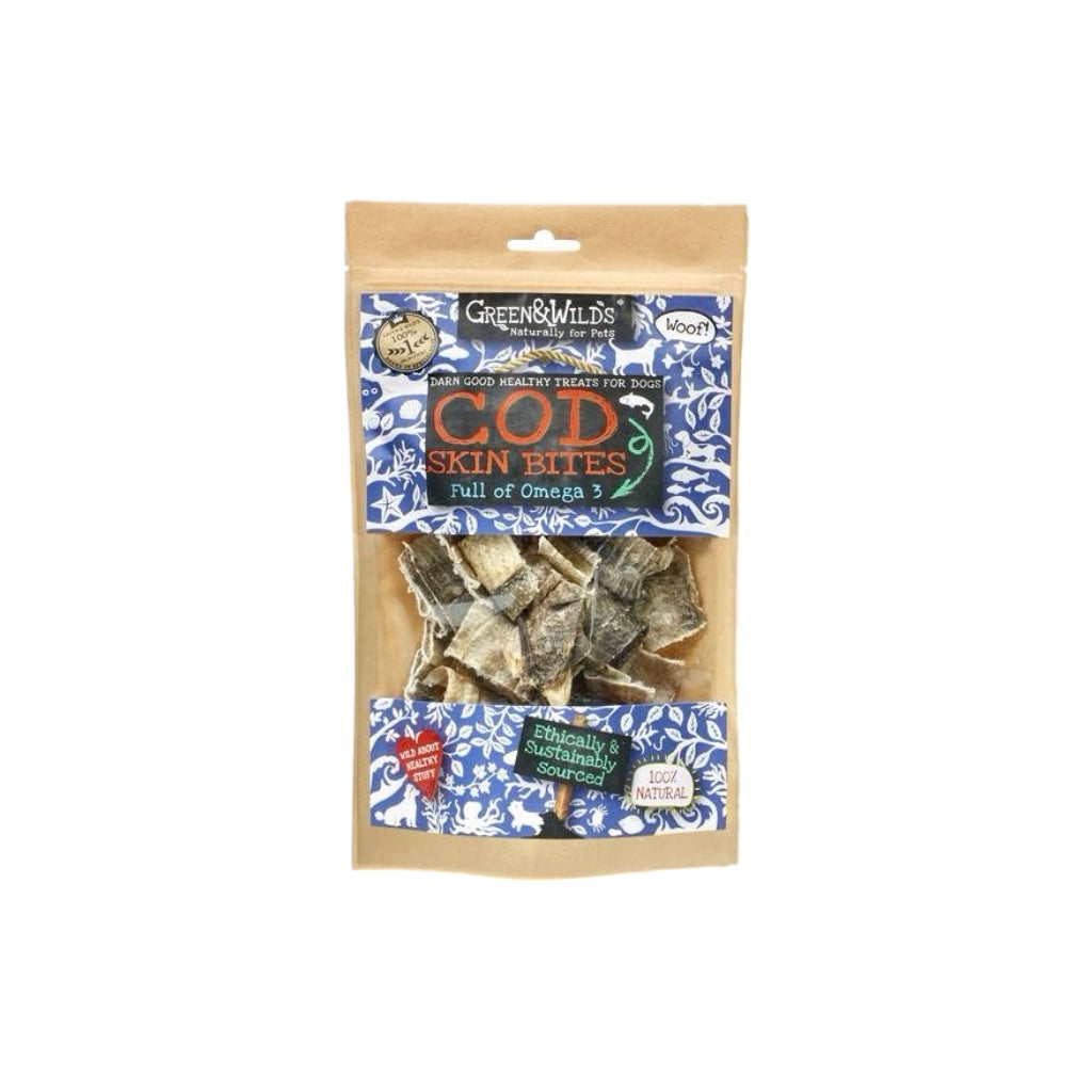 Cod Skin Bites Dog Treats