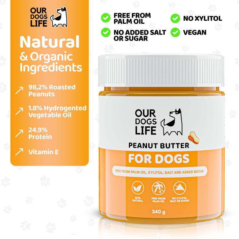Our Dogs Life Natural Peanut Butter for Dogs