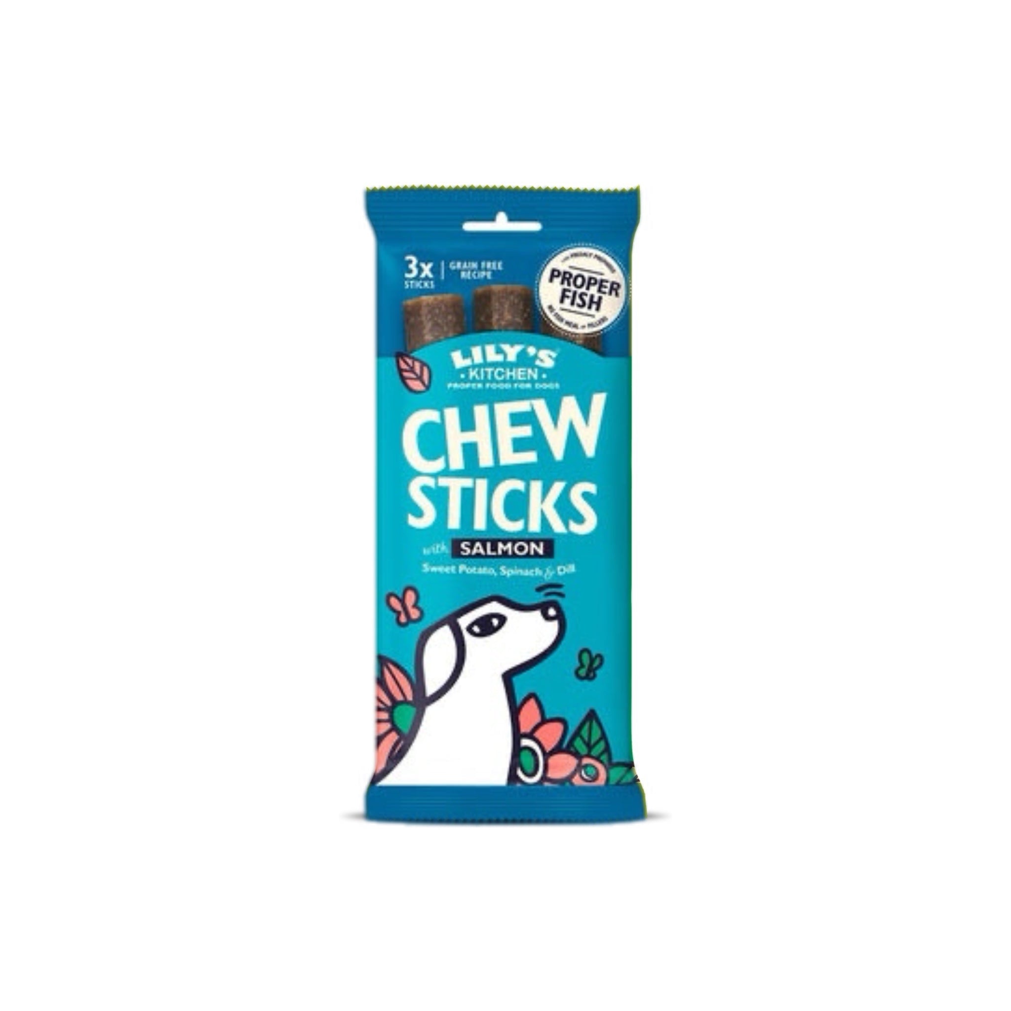 Dog Chew Sticks with Salmon Dog Treats