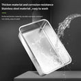 Load image into Gallery viewer, Semi Enclosed Boutique Stainless Steel XL Cat Litter Box