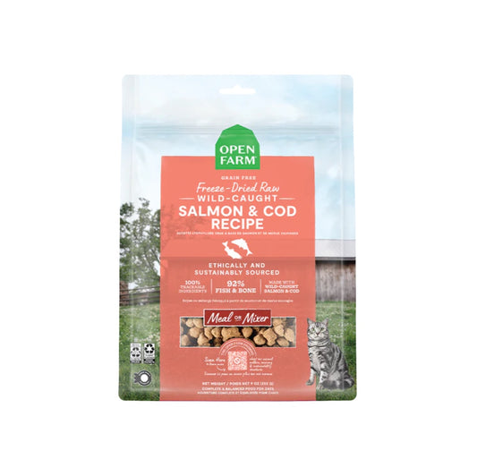 Salmon & Cod Recipe Freeze Dried Raw Morsels for Cats