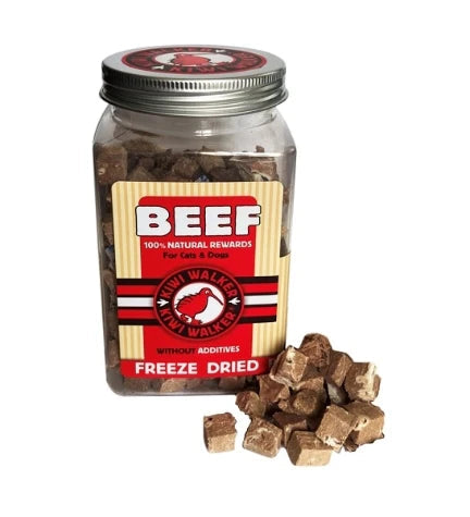 High-protein freeze-dried beef lung treats for pets