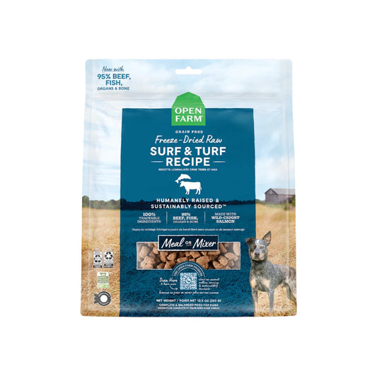 Freeze Dried Surf & Turf Recipe Dry Dog Food