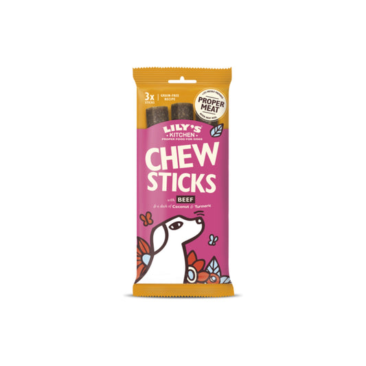 Lily's Kitchen Chew Sticks with Beef Dog Treats