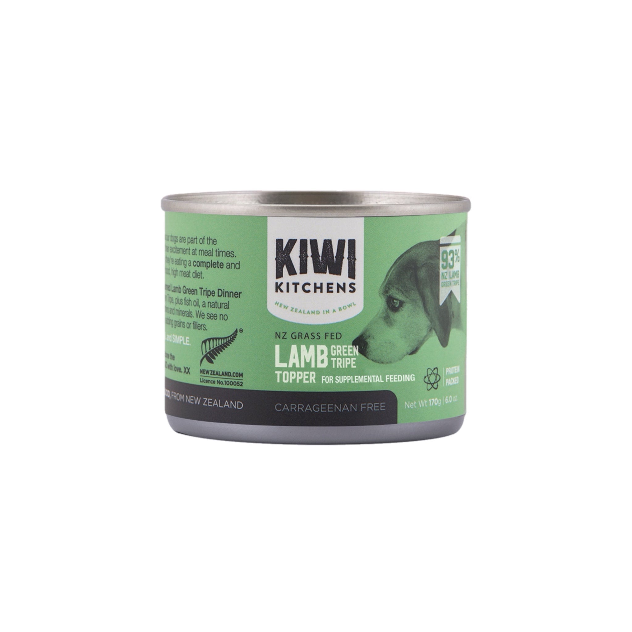Kiwi Kitchens NZ Grass Fed Lamb Green Tripe Canned Dog Food Topper