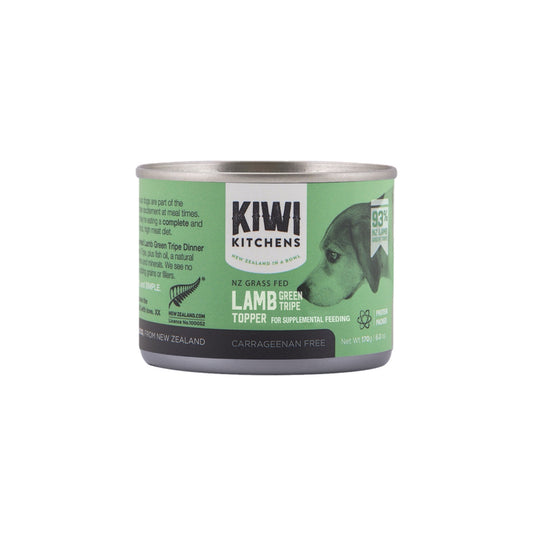 Kiwi Kitchens NZ Grass Fed Lamb Green Tripe Canned Dog Food Topper