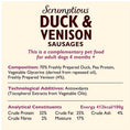 Load image into Gallery viewer, Scrumptious Duck & Venison Sausages Dog Treats