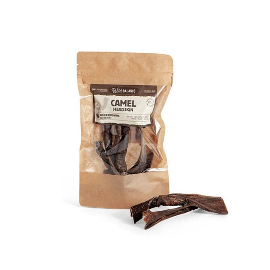 Natural Snack Camel Headskin for Dogs