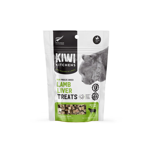 Kiwi Kitchens Raw Freeze Dried Lamb Liver Cat Treats