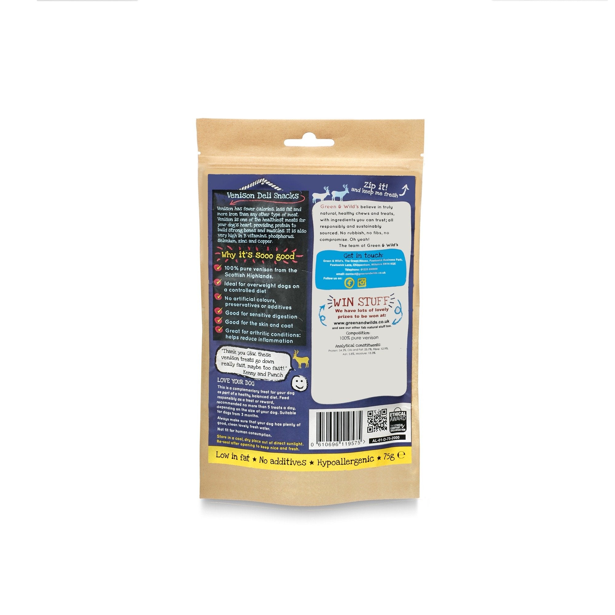 Venison Deli Dog Snacks