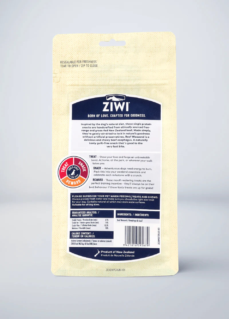Ziw Peak Beef Weasand Treats