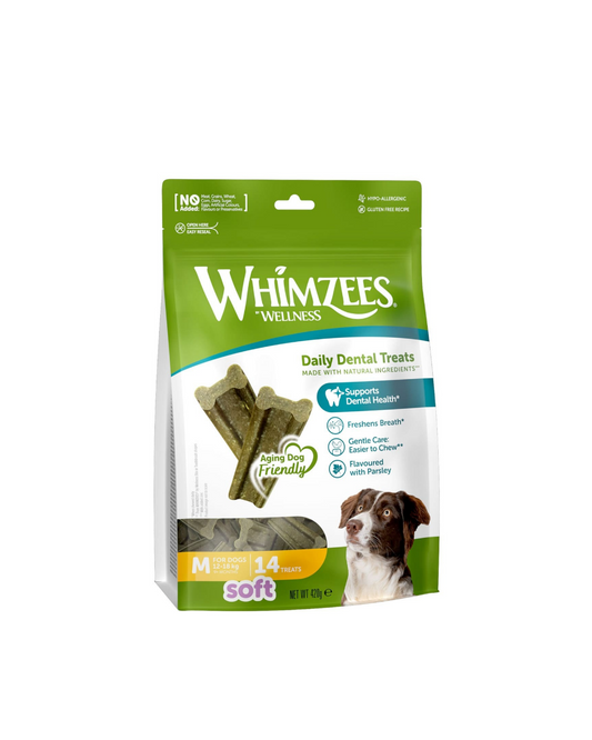 Soft Daily Dental Dog Treats Value Bag