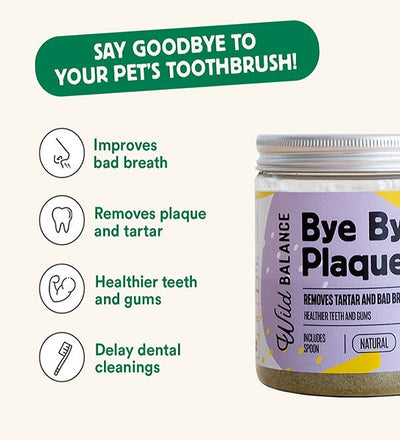 Bye Bye Plaque Supplement for Dogs & Cats