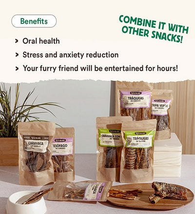 Natural Snack Lamb Gullet for Dogs