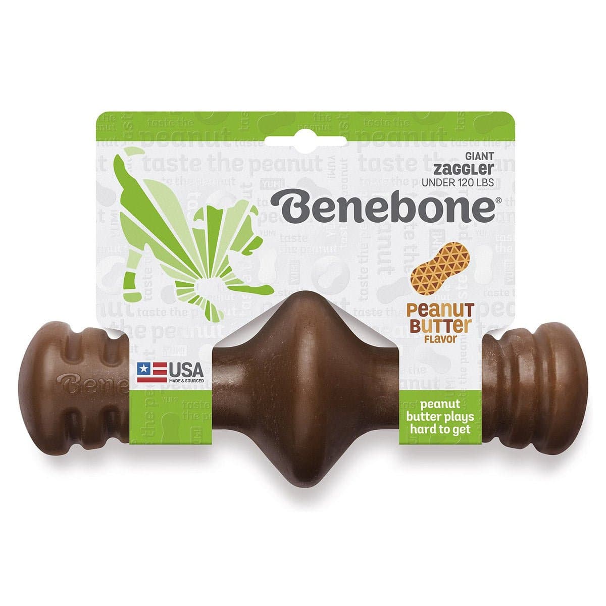 Zaggler Dog Chew – Peanut