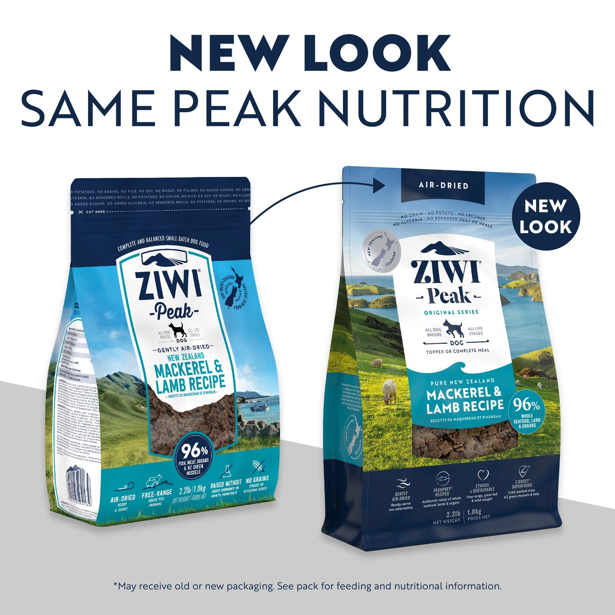 Ziwi Peak Air-Dried Mackerel & Lamb for Dogs