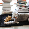Load image into Gallery viewer, Charcoal Blanket With Fluff
