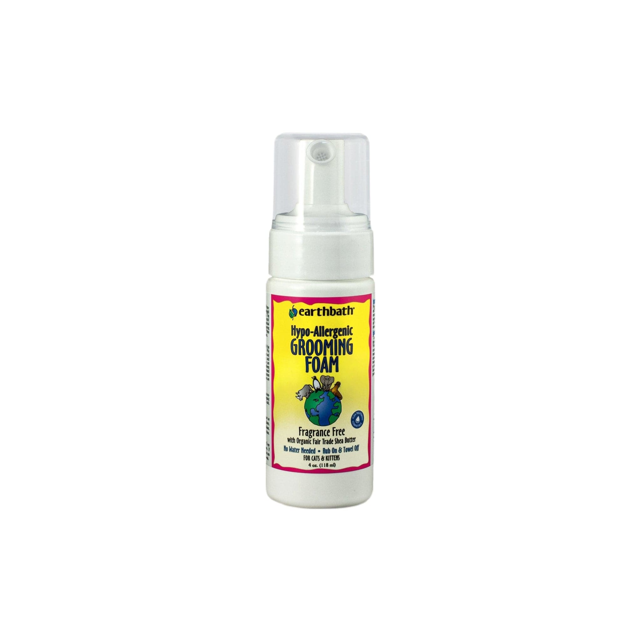 Earthbath Waterless Grooming Foam - For Cats & Kittens