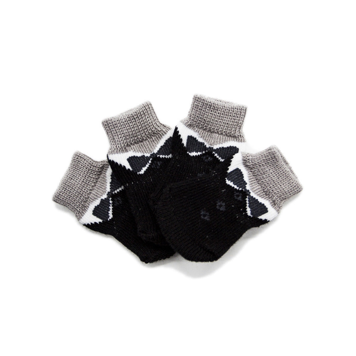 Non-slip Tuxedo Pet Socks