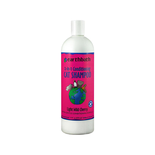 Earthbath 2-in-1 Conditioning Cat Shampoo- Light Wild Cherry