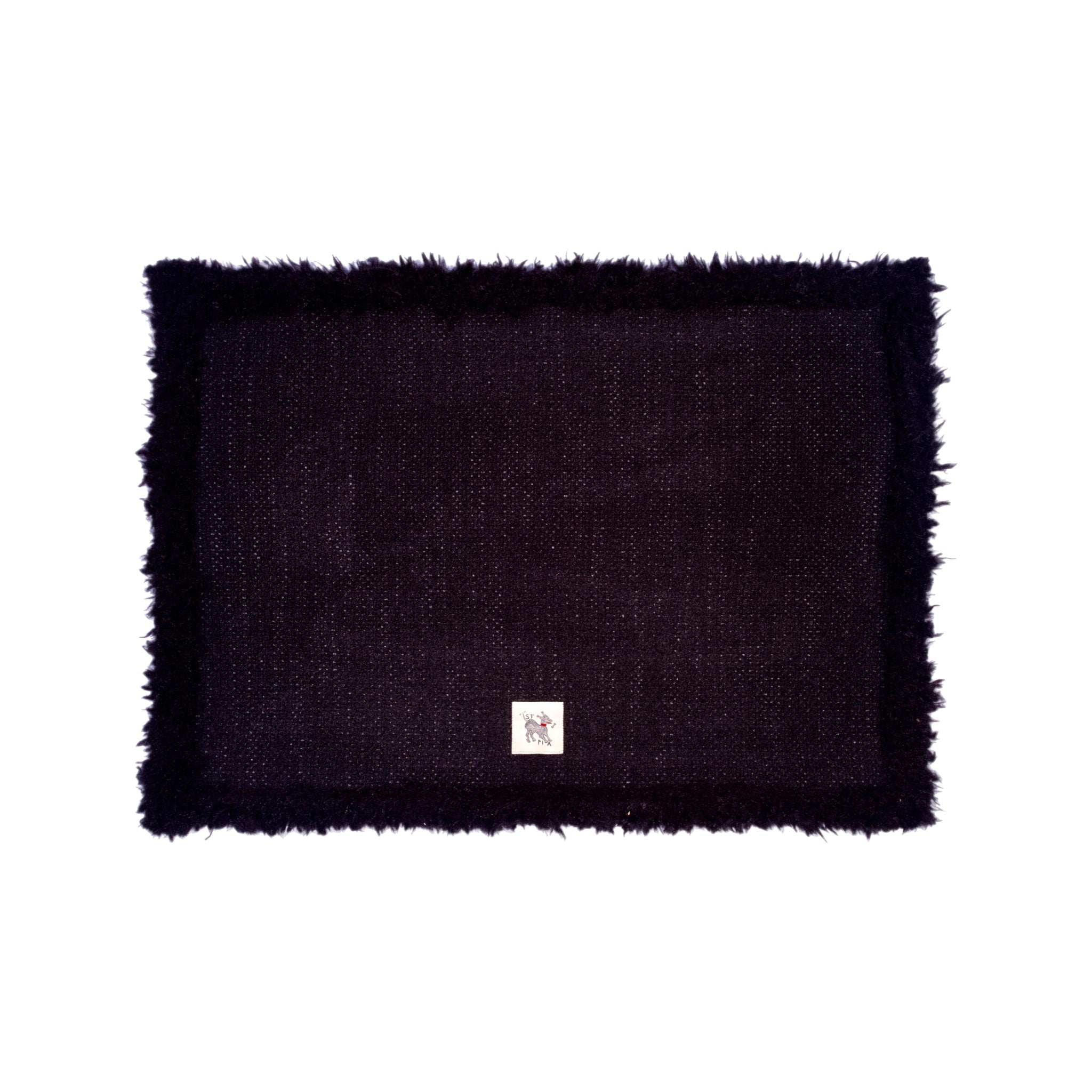 Charcoal Blanket With Fluff
