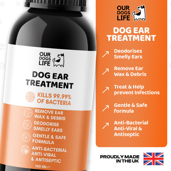 Our Dogs Life Ear Infection Treatment Drops For Dogs