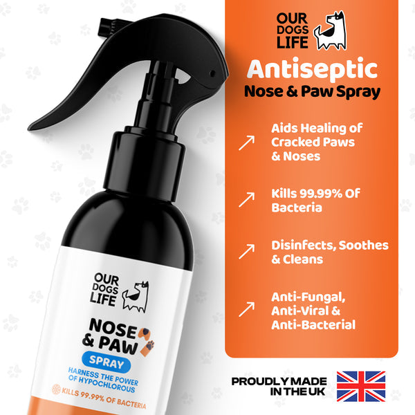 Our Dogs Life Paw & Nose Cleaner Spray For Dogs