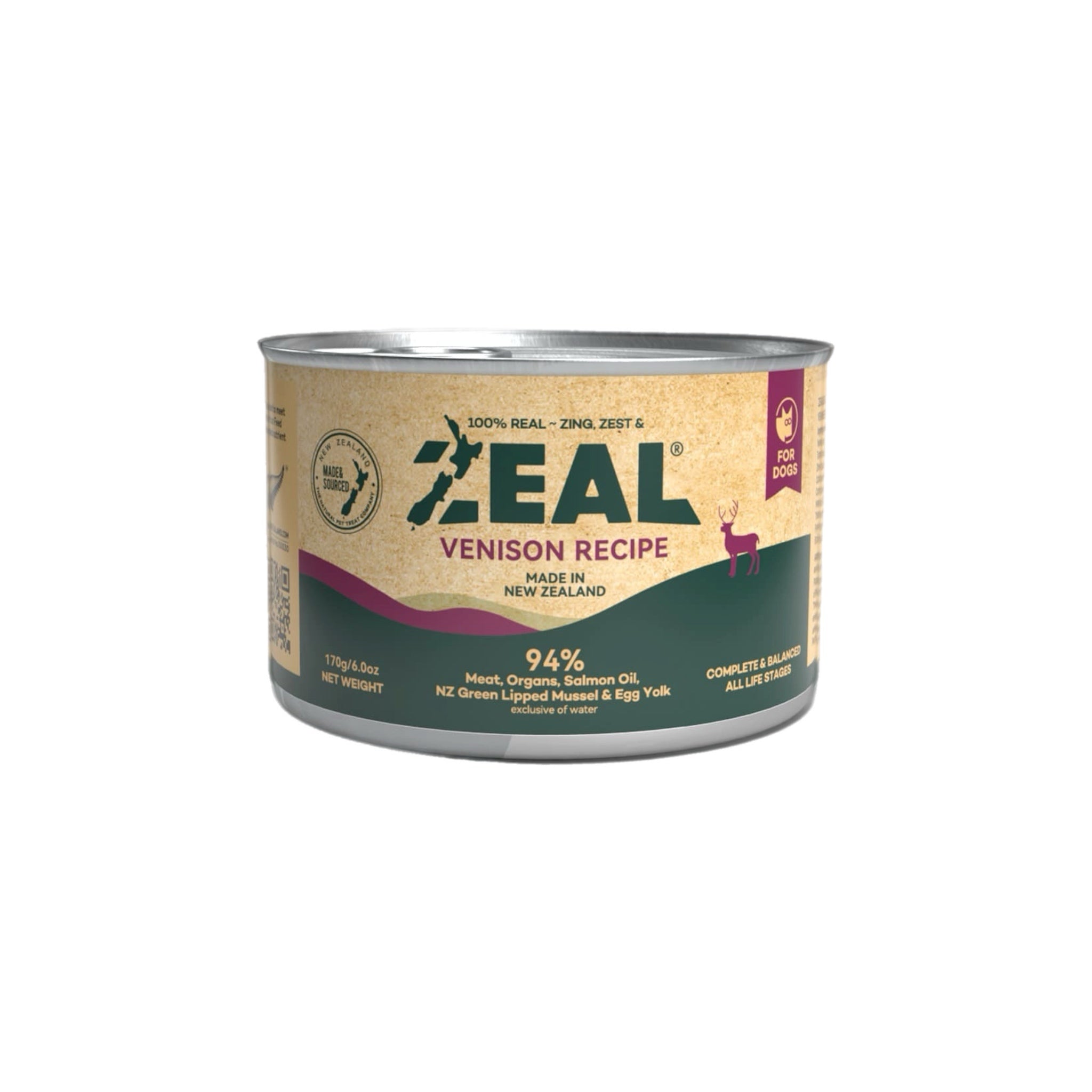 Grain Free Venison Canned Dog Food