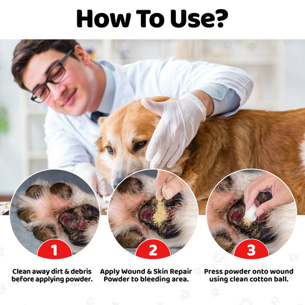 Wound & Skin Repair Powder For Dogs