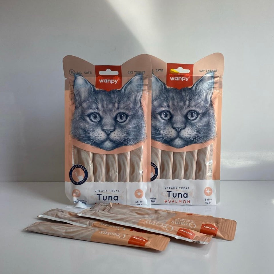 Creamy Lickable Tuna & Salmon Treats