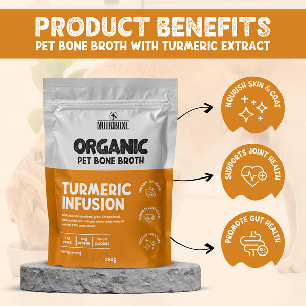 ORGANIC PET BONE BROTH - TURMERIC INFUSION