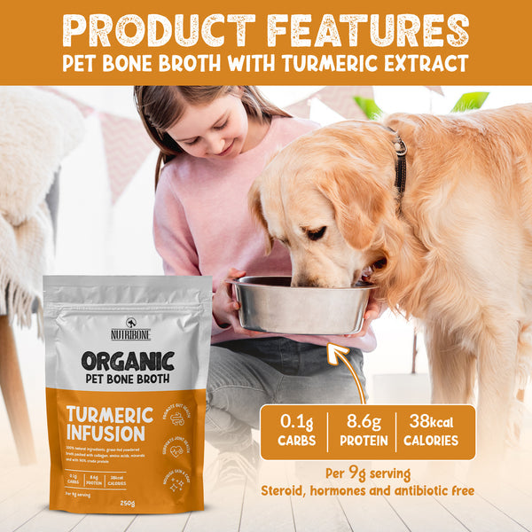 ORGANIC PET BONE BROTH - TURMERIC INFUSION