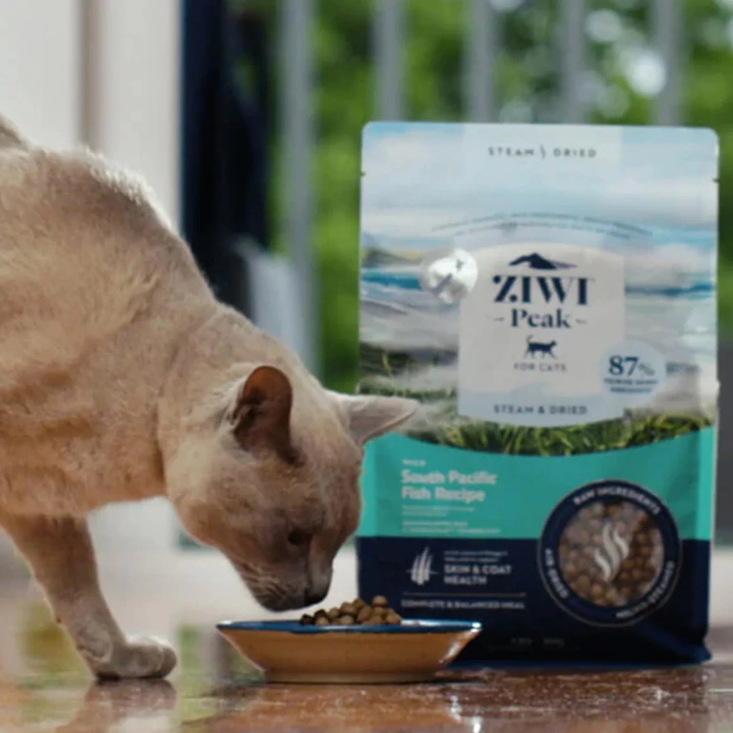 Steam & Dried Wild South Pacific Fish Recipe Dry Cat Food