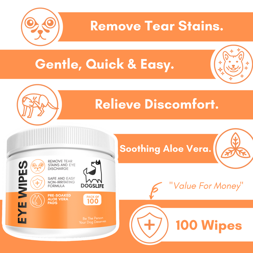 Our Dogs Life Eye Wipes for Dogs