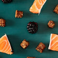 Load image into Gallery viewer, Tribal Trainers Salmon Quinoa & Blackberry Treats For Dogs
