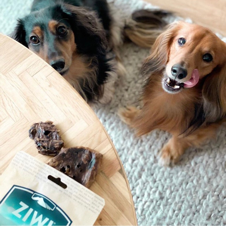 Ziwi's Venison Lung & Kidney Dog Treats, air-dried and ethically sourced from New Zealand, packed with protein and free from fillers and artificial additives