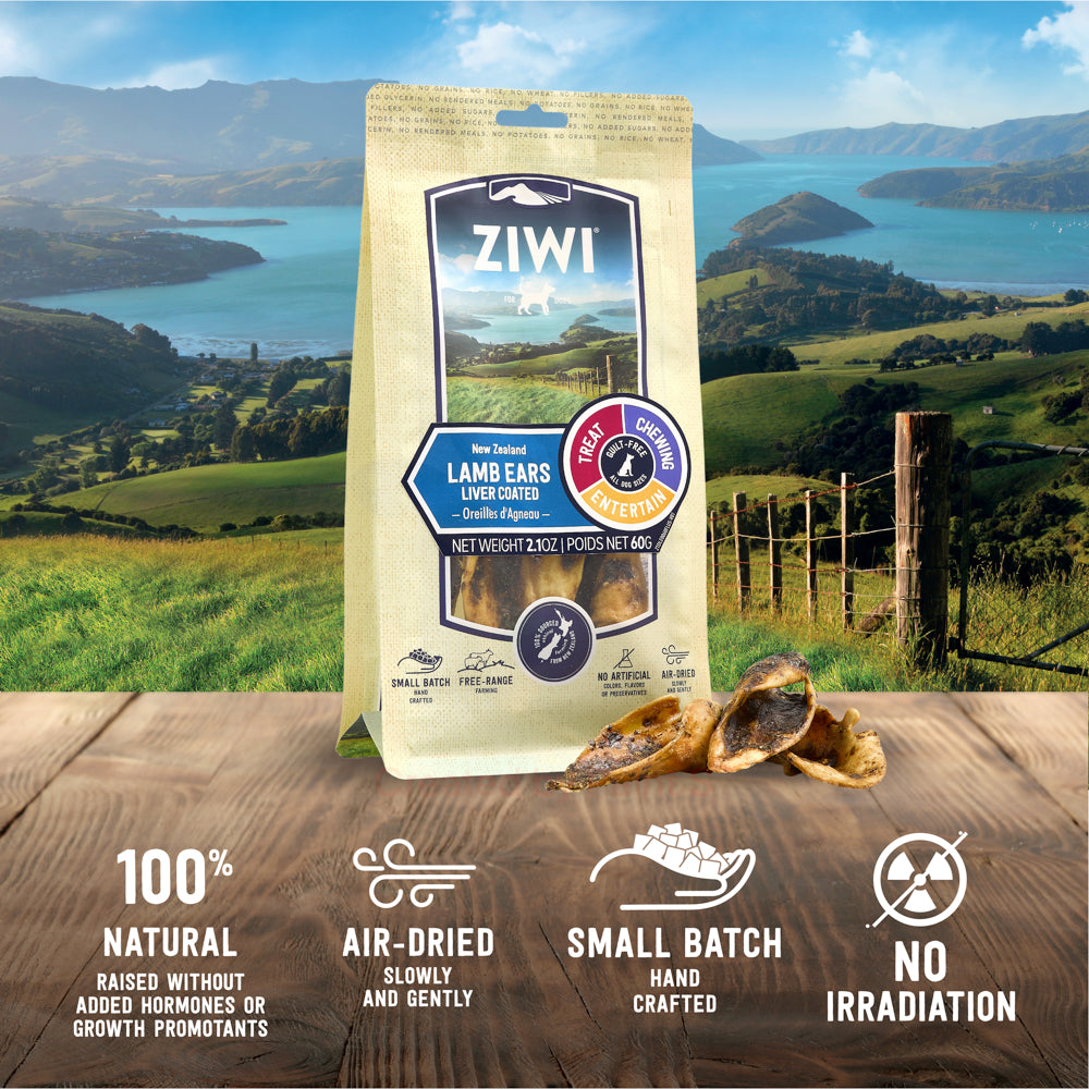 Ziwi Peak Lamb Ears-Liver Coated Treats