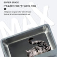 Load image into Gallery viewer, Semi Enclosed Stainless Steel XL Cat Litter Box
