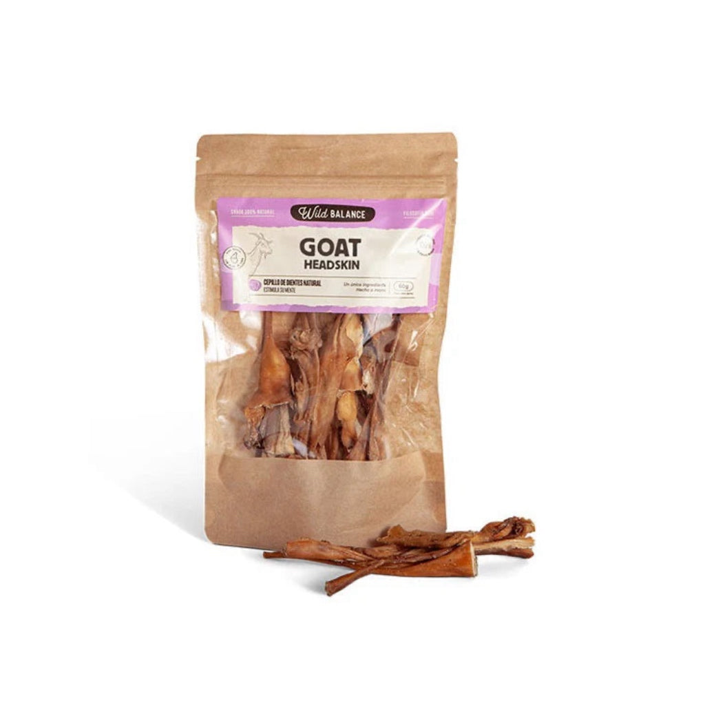 Natural Snack Goat Headskin for Dogs