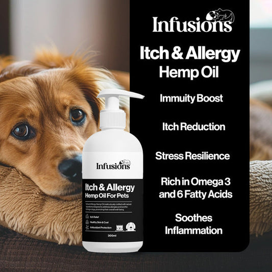 Itch & Allergy Hemp Oil For Pets