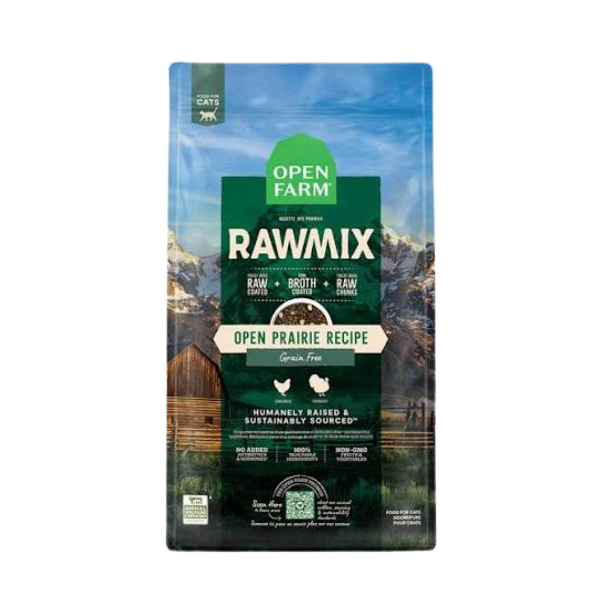  دواجن البراري (دجاج وديك رومي) طعام القطط