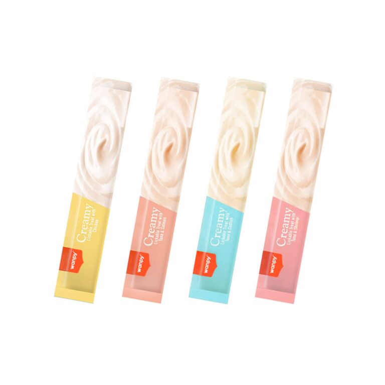 Creamy Lickable Cat Treats Assorted – 4 Different Flavors