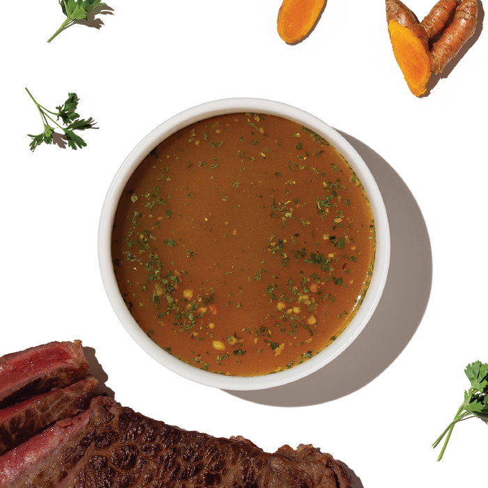 Instant Beef Bone Broth with Turmeric