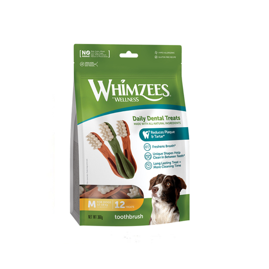 Daily Dental Toothbrush Medium Dog Chews
