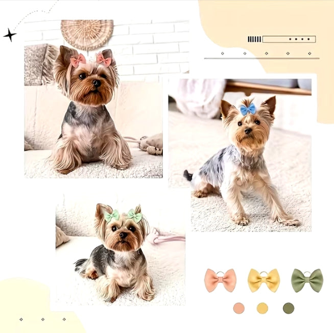Cute Macaron-Colored Solid-Color Pet Hair