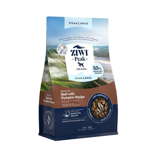 Steam & Dried Dog Food Beef with Pumpkin Recipe