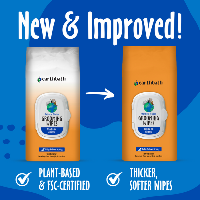Grooming Wipes - Oatmeal & Aloe