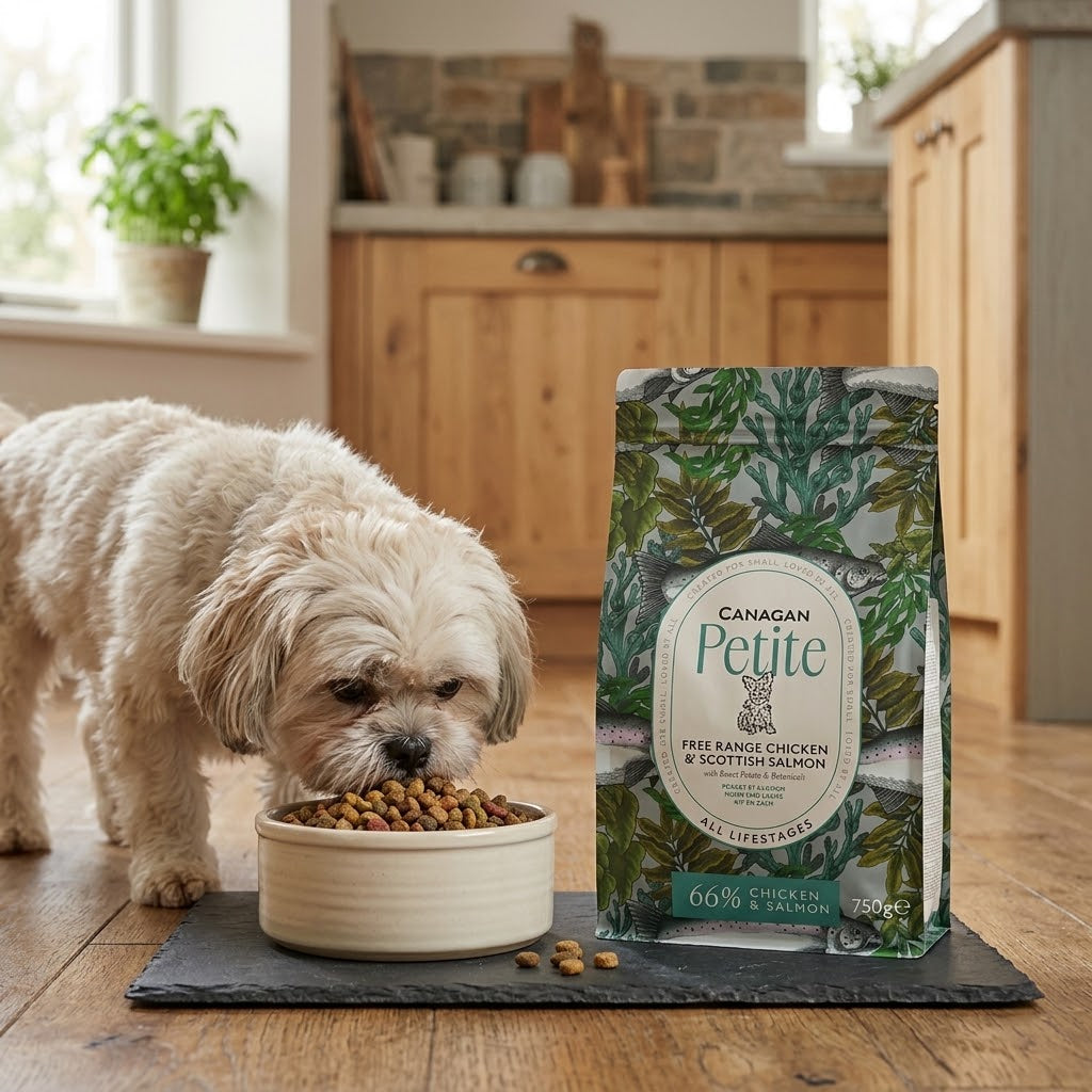 Petite Chicken & Salmon Dry Food For Small Dogs
