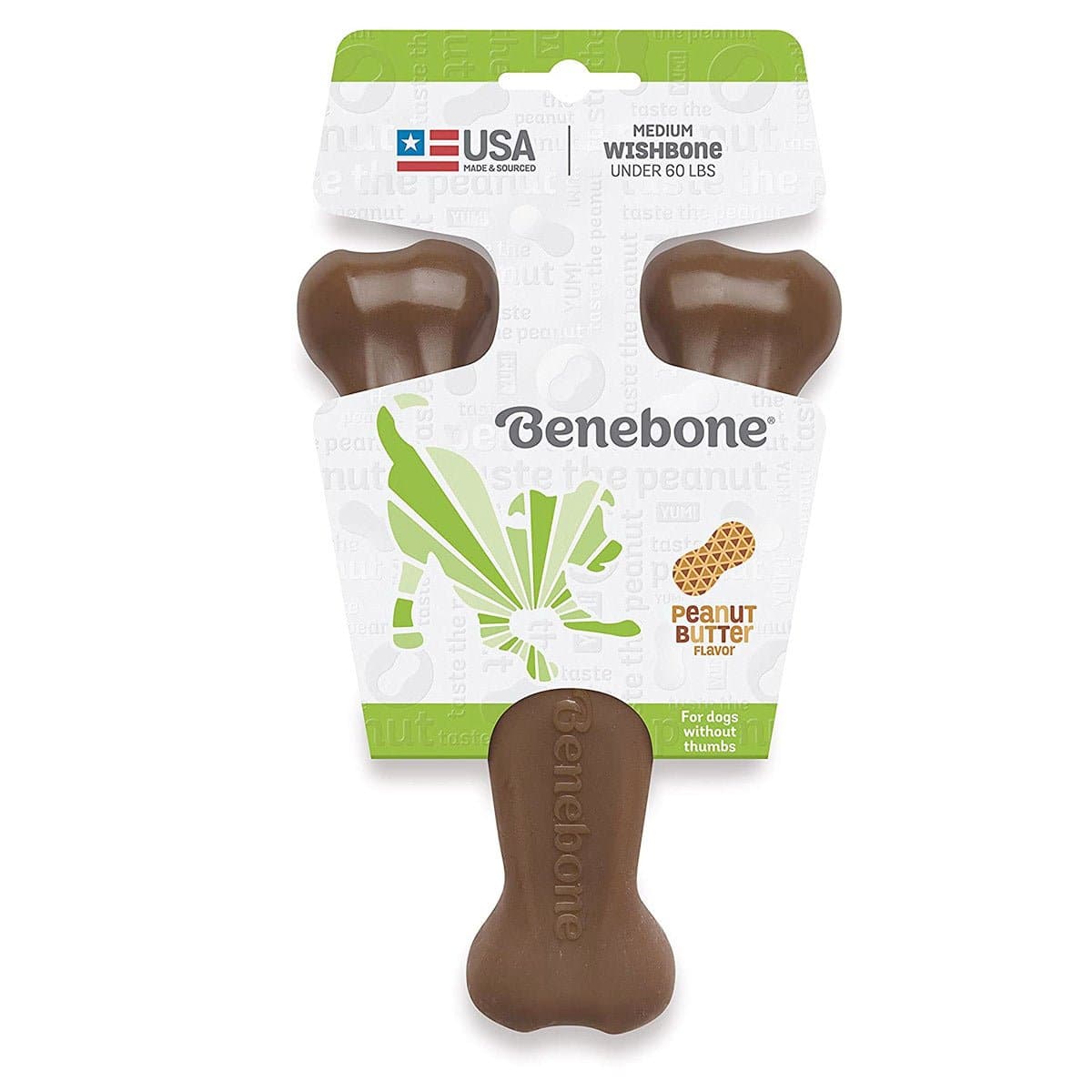 Wishbone Dog Chew Toy – Peanut