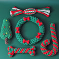 Load image into Gallery viewer, Holiday Cane Rope Braid Chew Toys for Dogs
